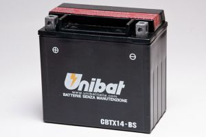 BATTERIA UNIBAT YTX14-BS PER SUZUKI BURGMAN 650 MITSUBOSHI